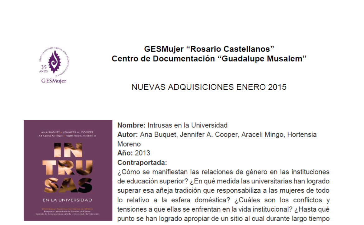 novedades