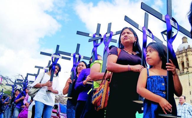 En 2017 Oaxaca ocupó el tercer lugar nacional por feminicidios; sólo después de Veracruz y Sinaloa. (ARCHIVO. EL UNIVERSAL)