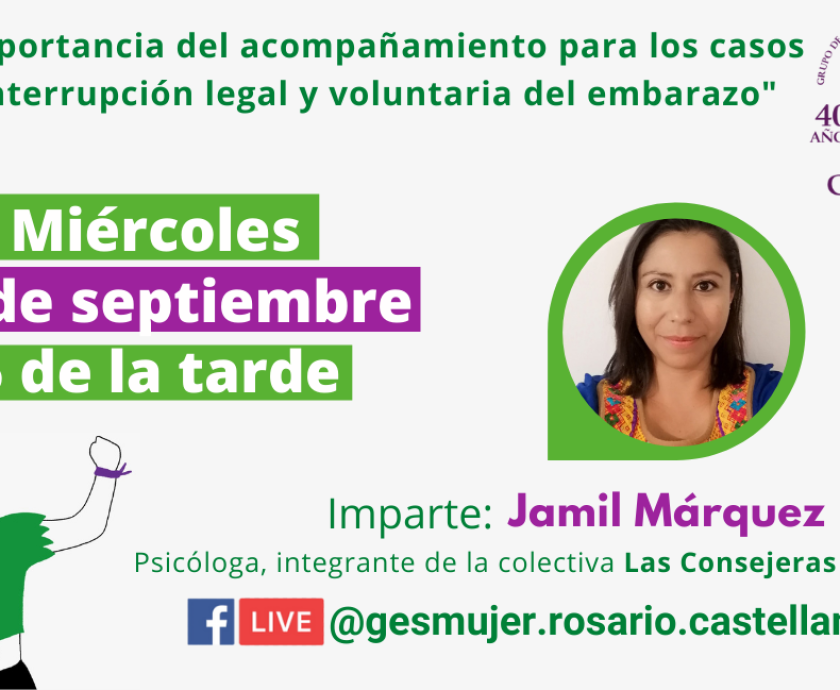 Charla. 22 de septiembre