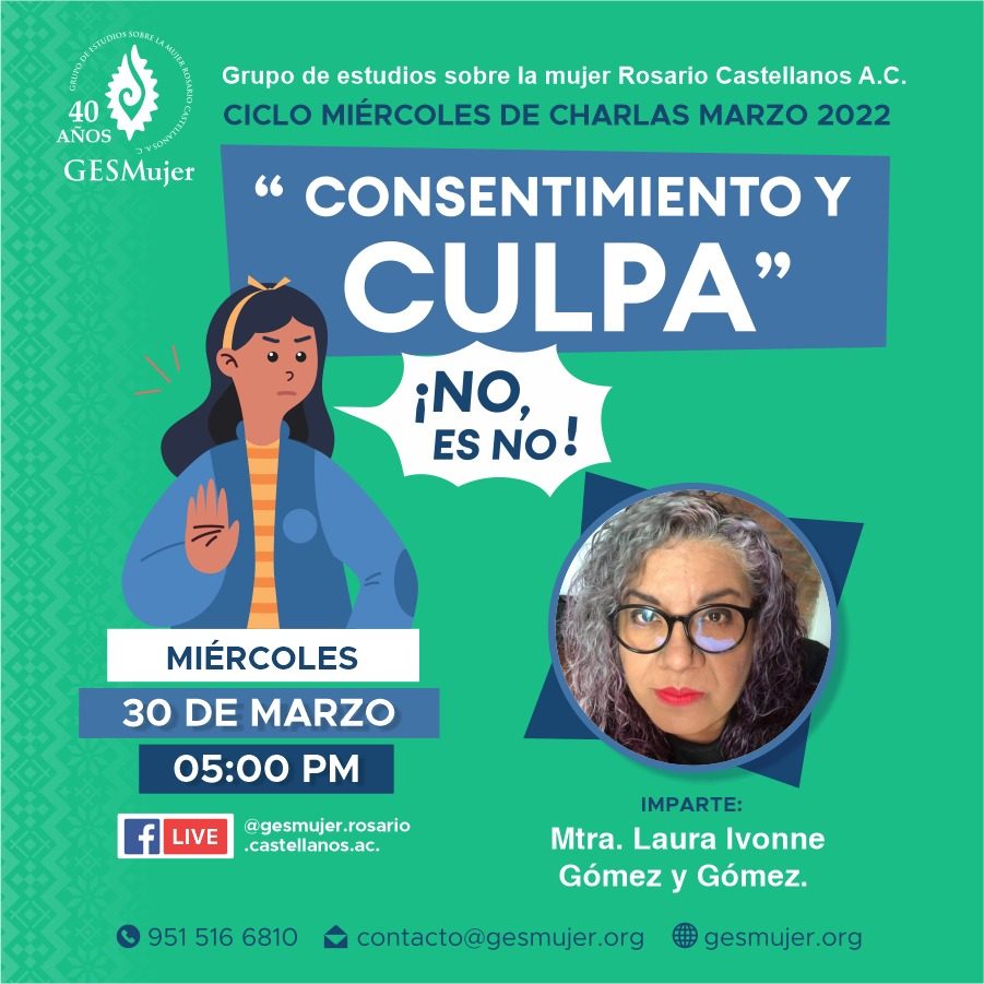 Cartel. Charla sobre consentimiento sexual