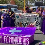 Cadena contra la violencia y  por los derechos de las mujeres zapotecas