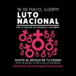 Luto Nacional por la vida de las mujeres y las niñas