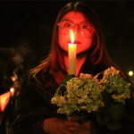 Con marcha fúnebre protestan en Oaxaca por las 715 mujeres asesinadas en seis años